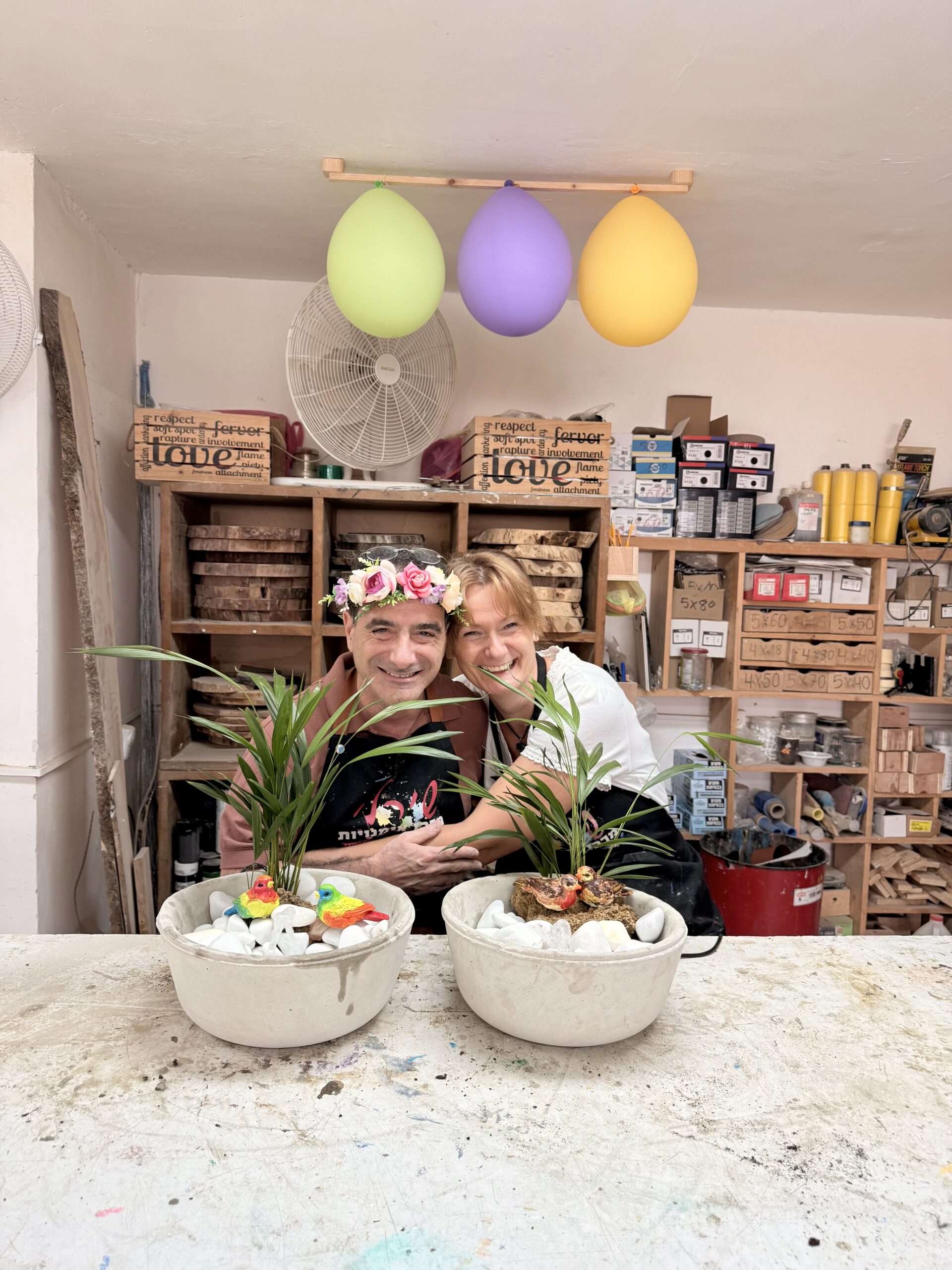 סדנת בטון - סדנת אומנות ליצירת מזרקת מים 4 סדנת בטון - סדנת אומנות ליצירת מזרקת מים – תמונה 4