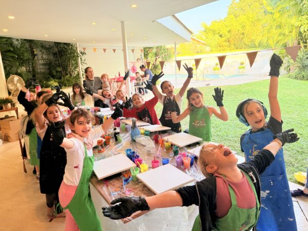 ⁦סדנת פורינג אקריליק - סדנת ציור חוויתית⁩ – תמונה ⁦2⁩