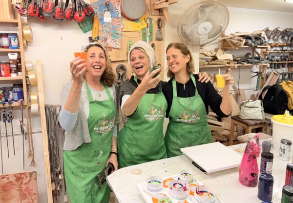 ⁦סדנת פורינג אקריליק - סדנת ציור חוויתית⁩ – תמונה ⁦3⁩