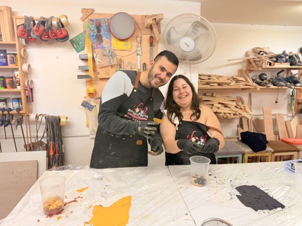 ⁦סדנת טרצו - סדנה ליצירת מגש הגשה⁩ – תמונה ⁦6⁩