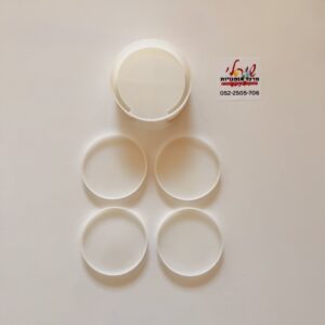 תבנית סיליקון - תחתיות עגולות